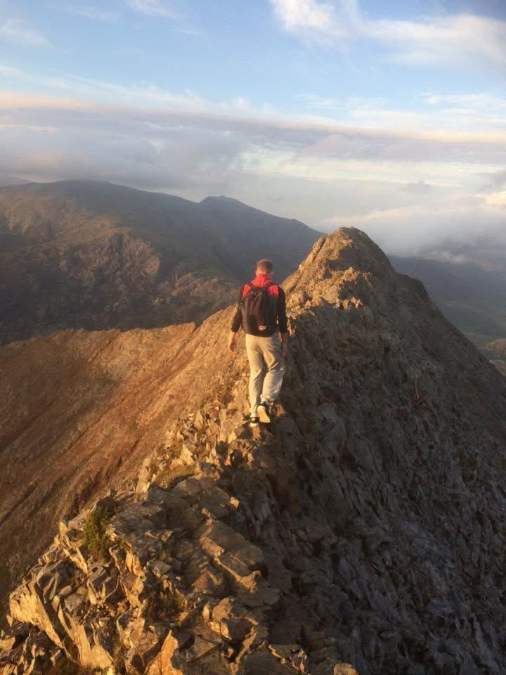 First scramble — Crib Goch 1