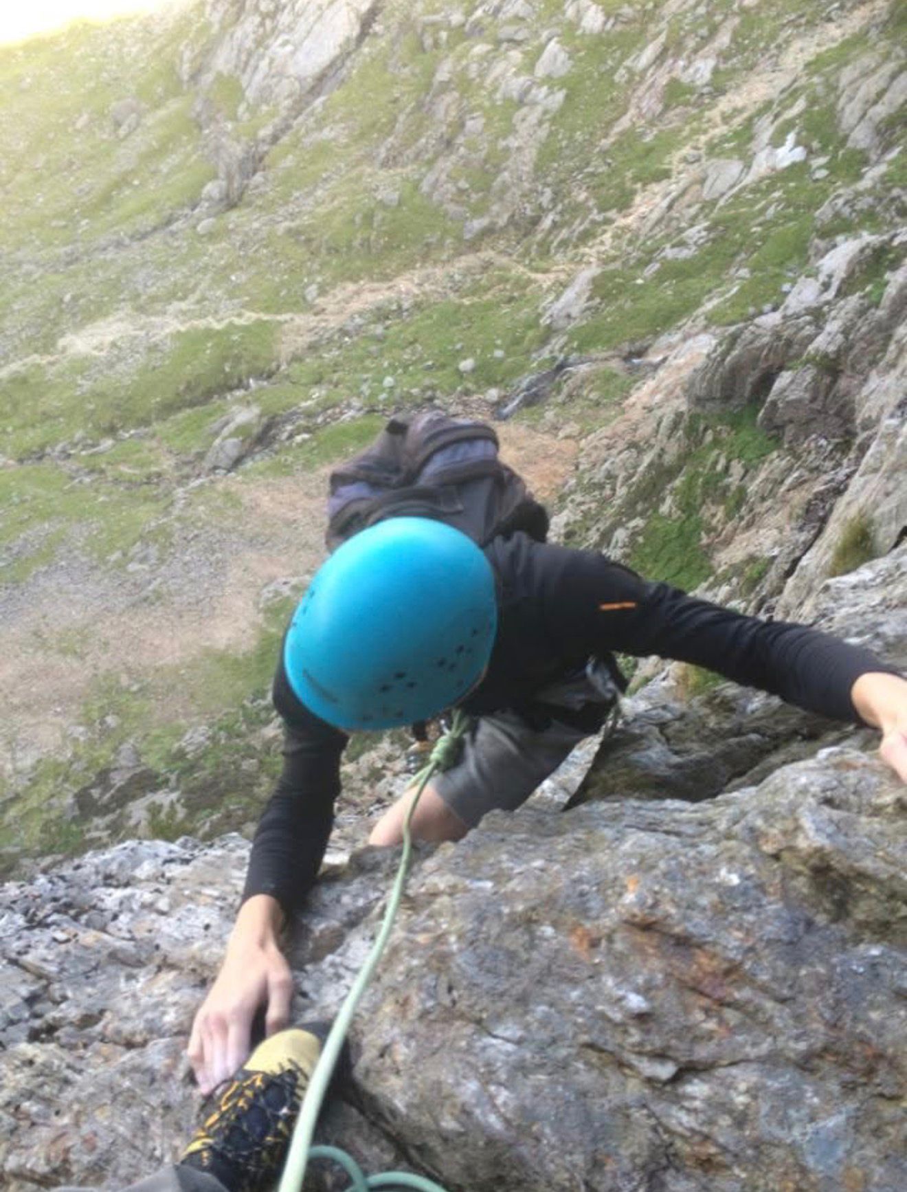 First scramble — Crib Goch 2